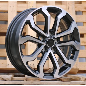 R17x6.5  5X114.3  ET  35  60.1  H3349F  Black Polished (MB)  For TOYOT  (Z3+A)  (HYBRID FORGED Corolla Cross)