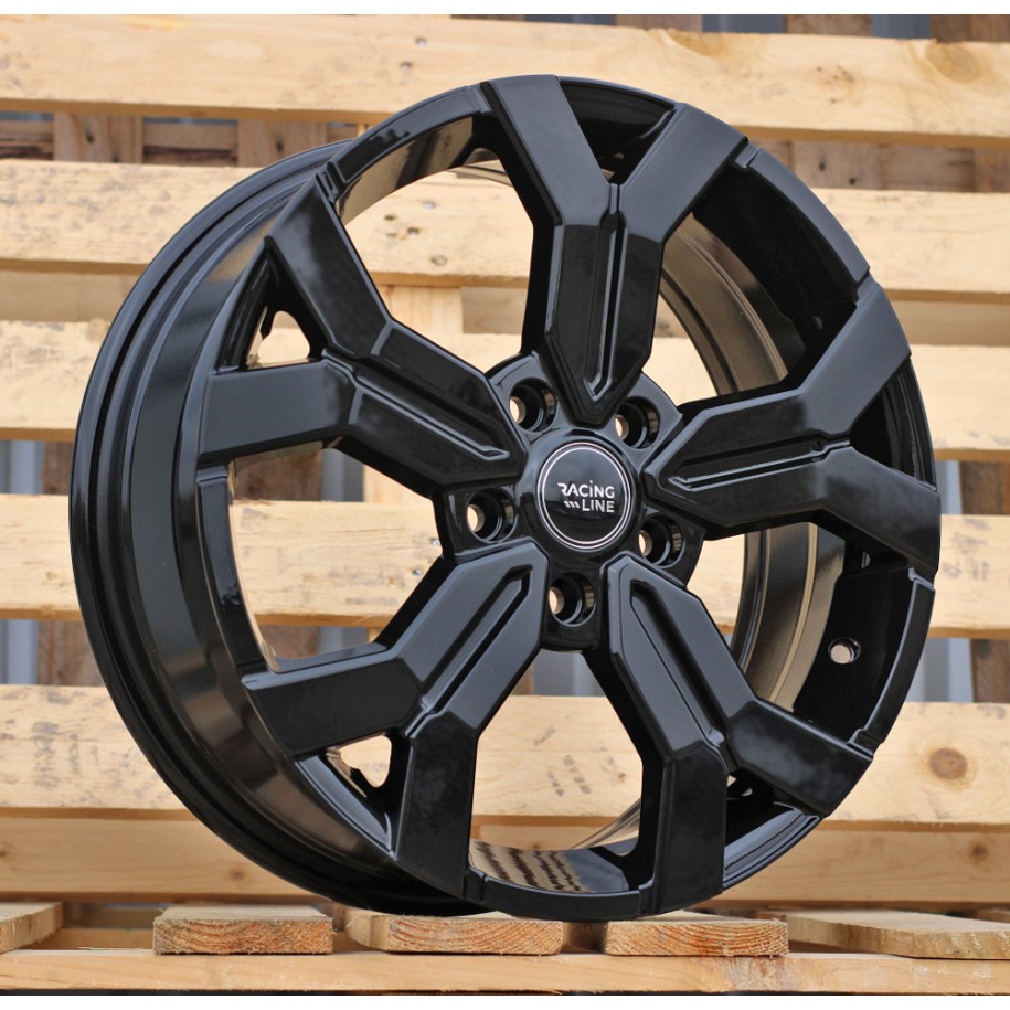 R17x6.5  5X114.3  ET  50  66.1  B1110  Black (BL)  For DACIA  (L4+P)