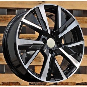 R17x7  4X108  ET  32  65.1  B5906  Black Polished (MB)  For PEUG  (K2+P)  (Carved Spokes)
