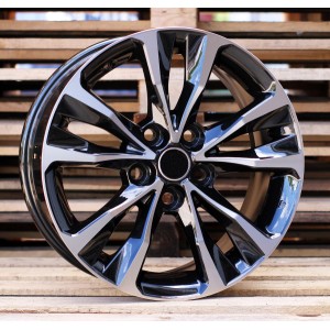 R17x7  5X100  ET  40  54.1  A5499  (FBX415)  Black Polished (MB)  For TOYOT  (P2)  (HYBRID FORGED)