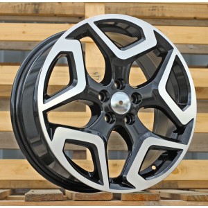R17x7  5X100  ET  55  56.1  B1606  Black Polished (MB)  For SUBAR  (Z1)