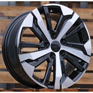 R17x7  5X108  ET  42  65.1  B5837  Black Polished (MB)  For PEUG  (K2+P+Z4)