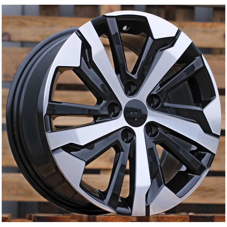 R17x7  5X108  ET  42  65.1  B5837  Black Polished (MB)  For PEUG  (K2+P+Z4)