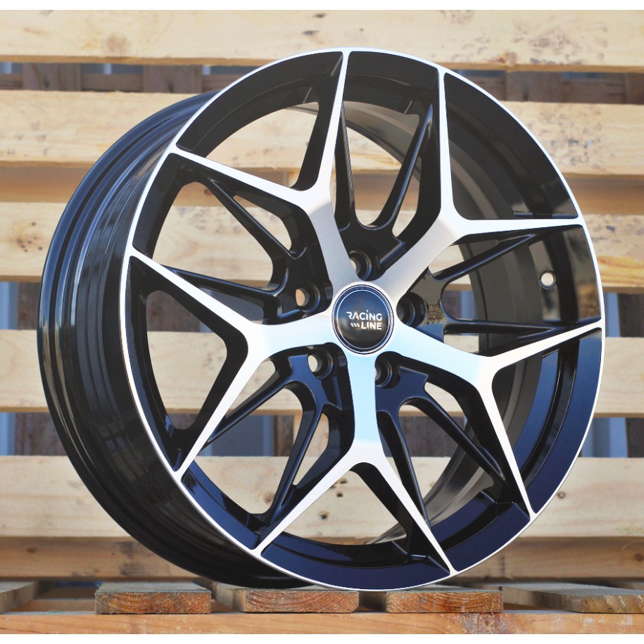 R17x7  5X108  ET  40  67.1  FBX114  Black Polished (MB)  For RACIN  (M)  ((AKC 80 Eur)HYBRID FORGED)