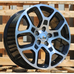 R17x7  5X110  ET  40  65.1  TL0460  Black Polished (MB)  For JEEP  (P1)  (JEEP/FIAT 500X)
