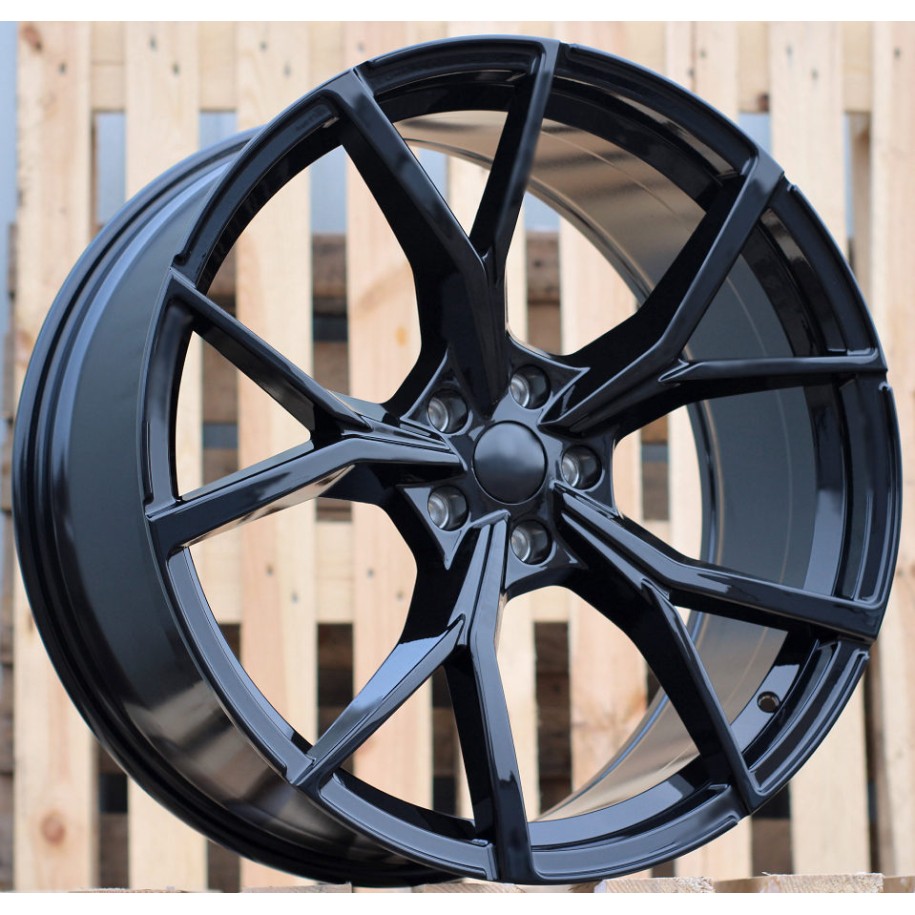 R17x7  5X112  ET  45  57.1  B5801  (FBX256)  Black (BL)  For VW  (K8)  (HYBRID FORGED)