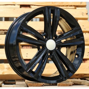 R17x7  5X112  ET  45  57.1  B5619  Black (BL)  For VW  (P+R)