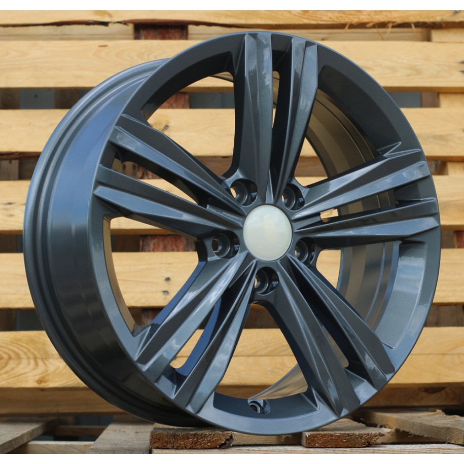 R17x7  5X112  ET  45  57.1  B5619  Gun Metal (GM)  For VW  (P+R)