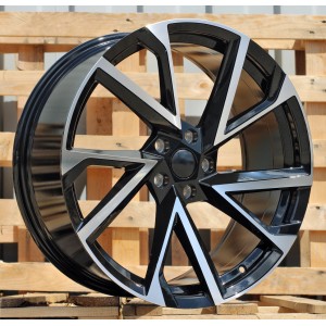 R17x7  5X112  ET  46  57.1  FE181  (BK5804)  Black Polished (MB)  For SKODA  (L3)