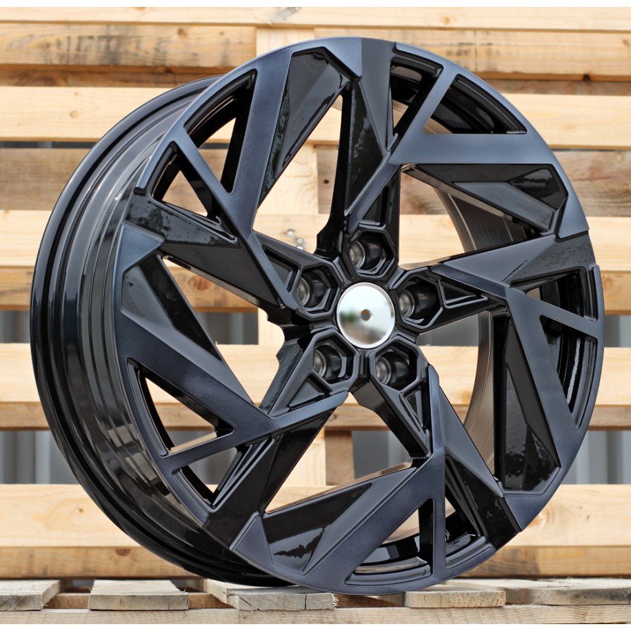 R17x7  5X114.3  ET  35  66.1  Y1379  Black Polished+Tinted Face (MBTF)  For RENAU  (P)  (NEW Model)
