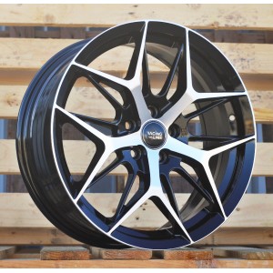 R17x7  5X114.3  ET  40  67.1  FBX114  Black Polished (MB)  For RACIN  (M)  ((AKC 80 Eur)HYBRID FORGED)