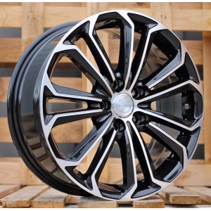R17x7  5X114.3  ET  45  60.1  BK667  Black Polished (MB)  For TOYOT  (P)