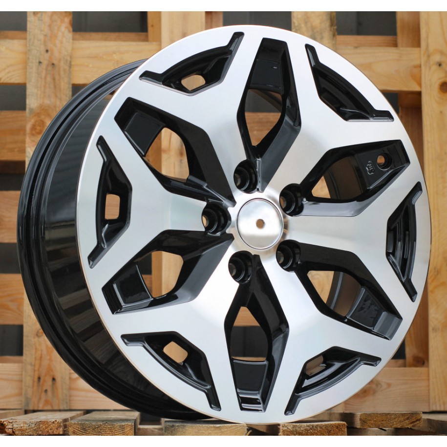 R17x7  5X114.3  ET  48  56.1  B2042  Black Polished (MB)  For SUBAR  (R+Z2)
