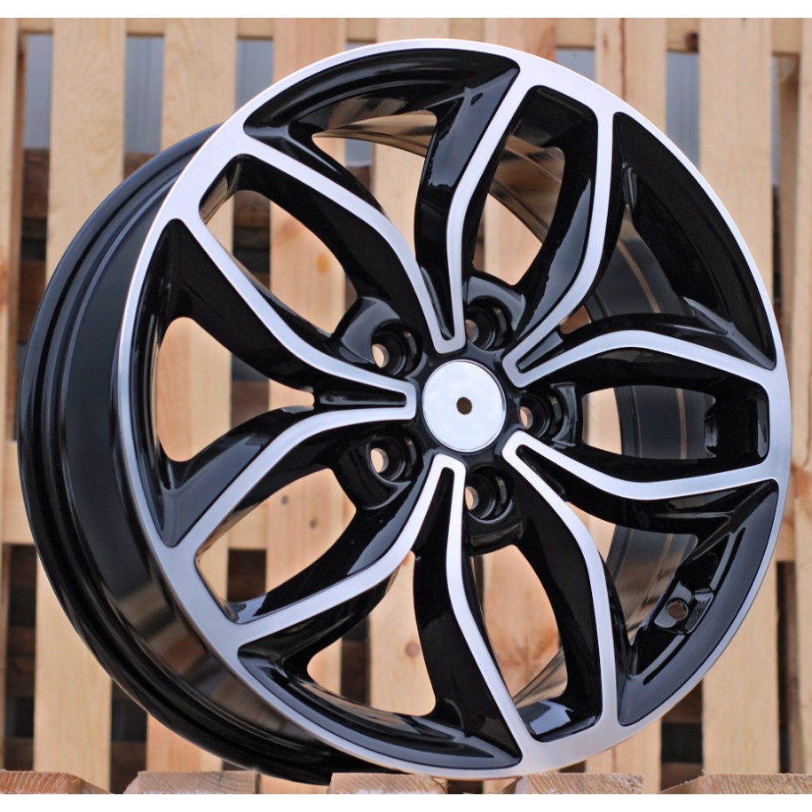 R17x7  5X114.3  ET  50  67.1  B5110  Black Polished (MB)  For KIA  (R)