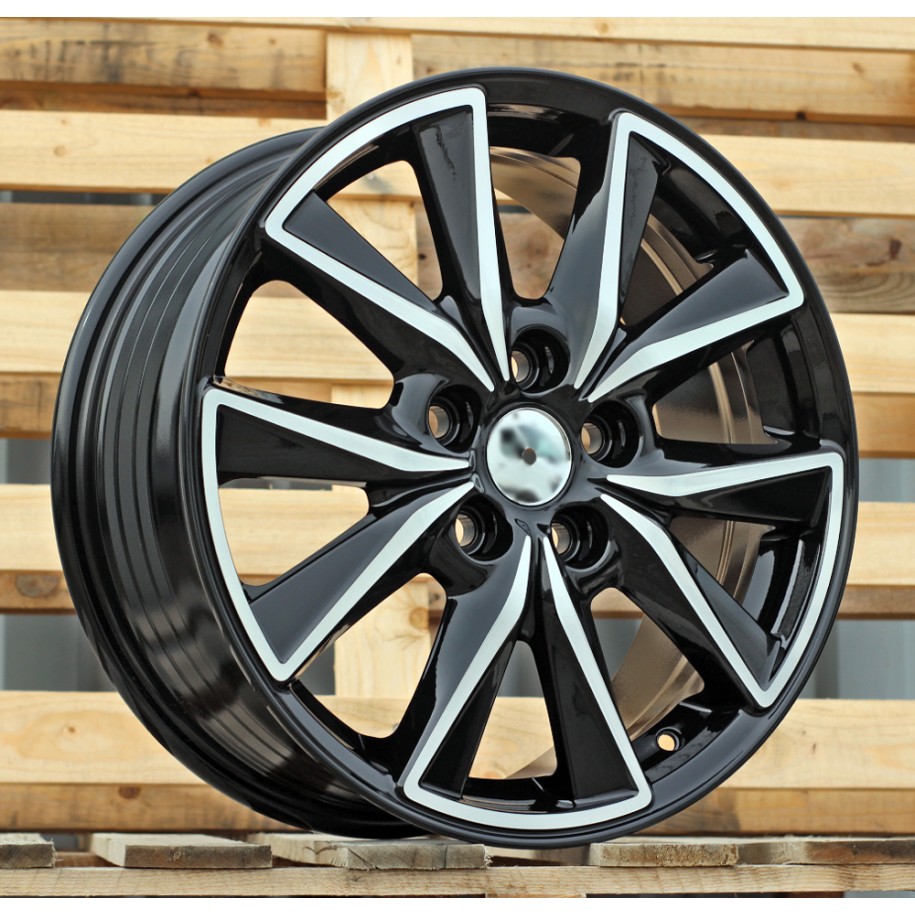 R17x7  5X114.3  ET  50  67.1  FE173  Black Polished (MB)  For MAZDA  (Z5)