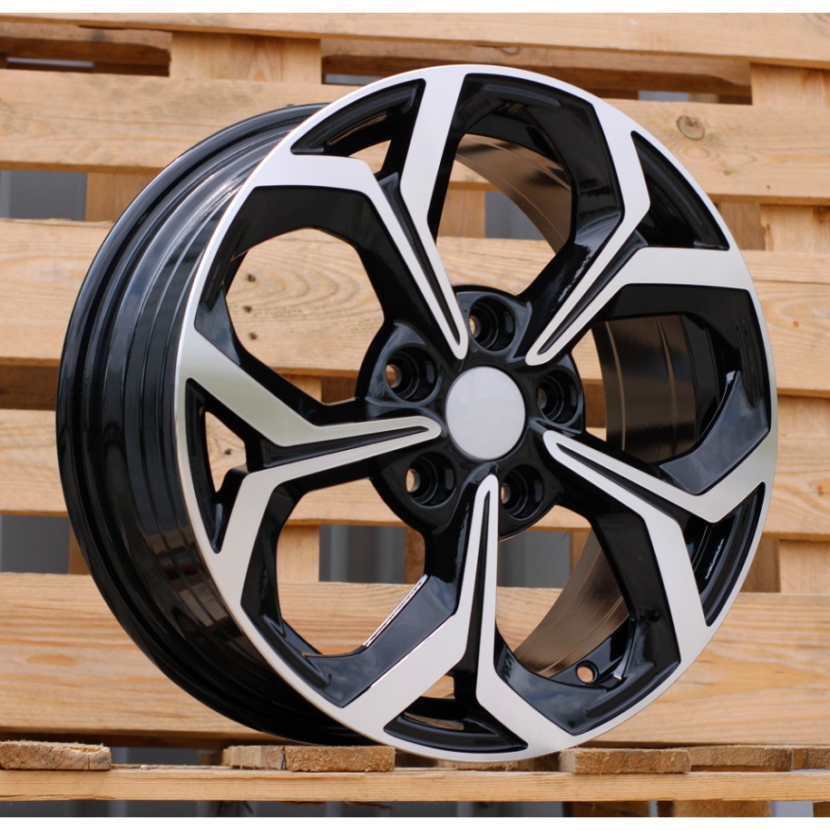 R17x7  5X114.3  ET  53  67.1  FE175  (YF5694)  Black Polished (MB)  For KIA  (P2)  (HYBRID FORGED)