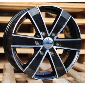 R17x7  6X120  ET  50  74.5  BK474  Black Polished (MB)  For FORD  (P)  ((max 1250kg))