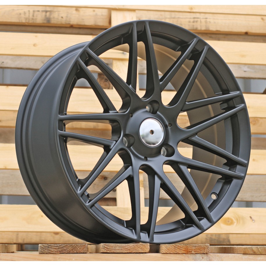 R17x7.5  3X112  ET  25  57.1  HX013  (E269177503S)  Black Half Matt (BLHM)  For SMART  (R+Z6+P2)  (Rear)