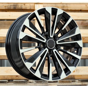 R17x7.5  5X100  ET  35  54.1  FBX374  Black Polished (MB)  For TOYOT  (P2)  (HYBRID FORGED)