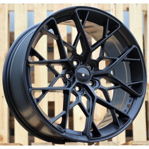 R17x7.5  5X100  ET  35  57.1  Q1131  (BK5929)  Black Half Matt (BLHM)  For RACIN  (L3)  (Style HRE)