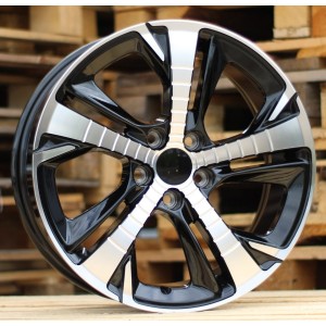R17x7.5  5X108  ET  44  65.1  XE410  Black Polished (MB)  For PEUG  (R+P2)