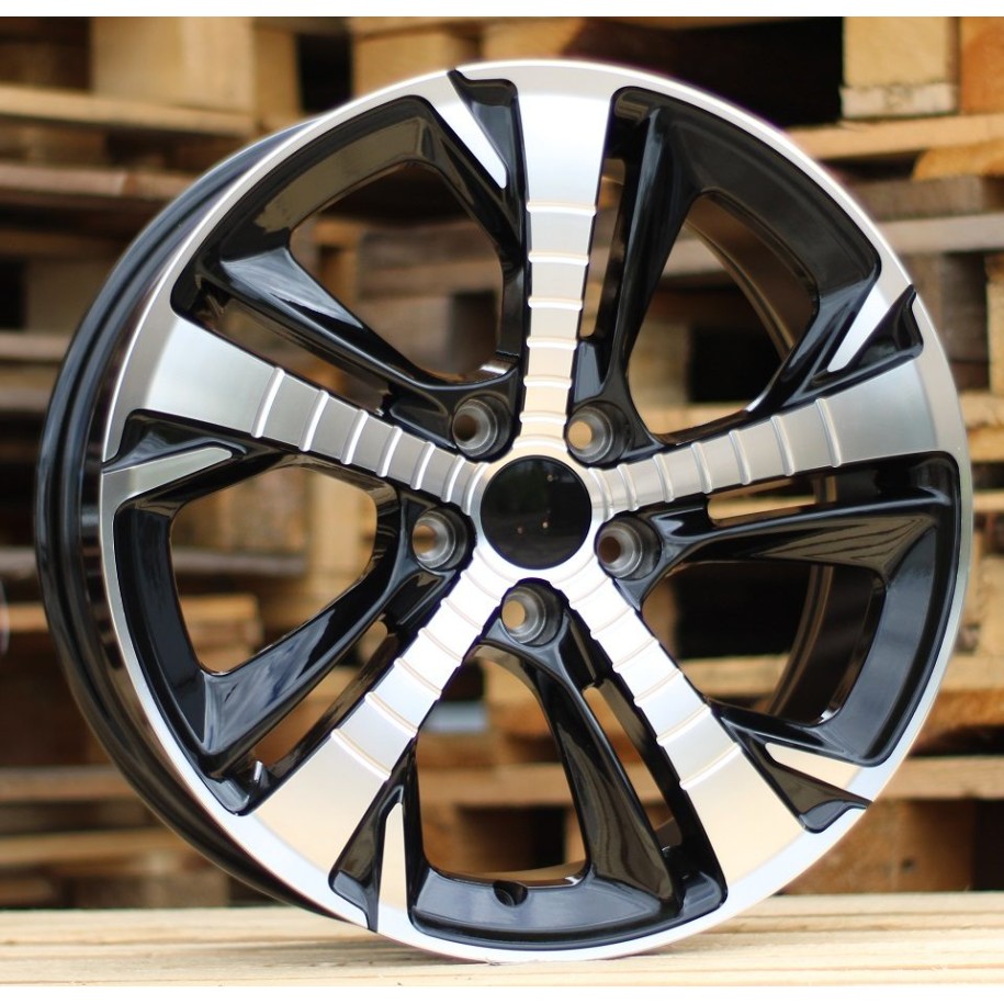 R17x7.5  5X108  ET  44  65.1  XE410  Black Polished (MB)  For PEUG  (R+P2)