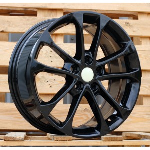 R17x7.5  5X108  ET  50  63.4  FBX232  Black (BL)  For FORD  (K7)  (HYBRID FORGED)
