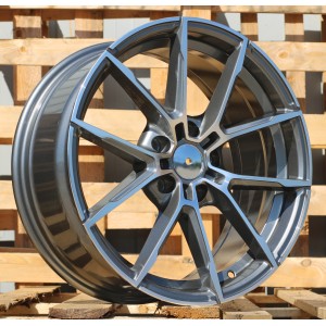 R17x7.5  5X112  ET  27  66.6  B5601  (D1740)  Grey Polished (MG)  For BMW  (Z1)  ((AKC 75 Eur))