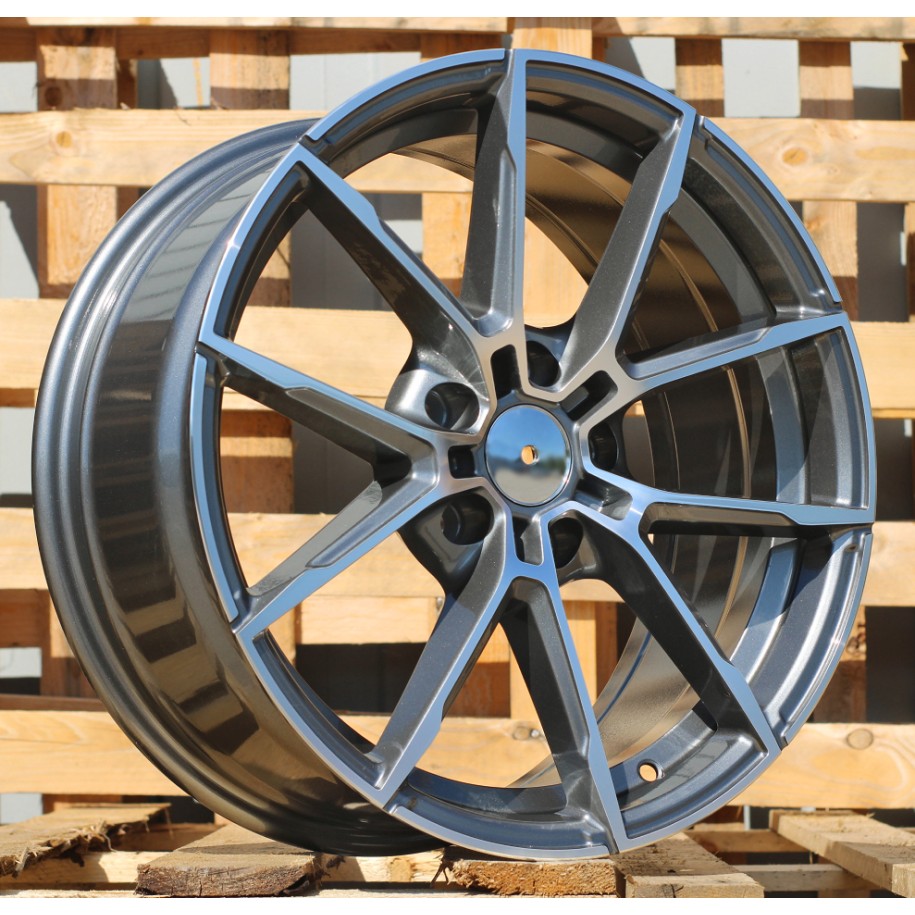 R17x7.5  5X112  ET  27  66.6  B5601  (D1740)  Grey Polished (MG)  For BMW  (Z1)  ((AKC 75 Eur))