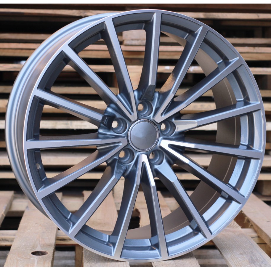R17x7.5  5X112  ET  35  66.5  B5246  Grey Polished+Powder Coating (MGPC)  For AUD  (K2)