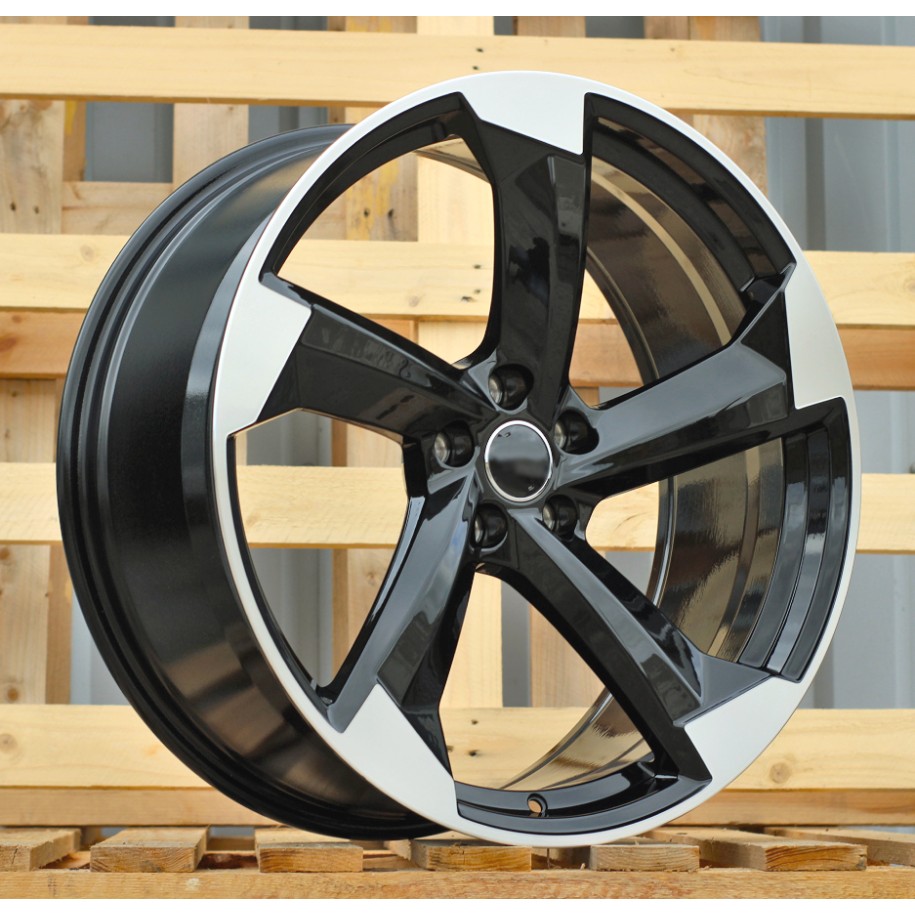R17x7.5  5X112  ET  40  66.5  H3388F  Black Polished (MB)  For AUD  (M)  (HYBRID FORGED)