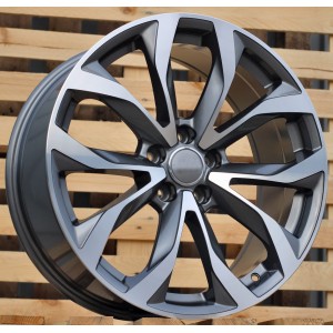 R17x7.5  5X112  ET  40  66.5  XF562  Grey Polished (MG)  For AUD  (R)