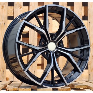 R17x7.5  5X112  ET  40  66.6  B1667  (FBX081)  Black Polished (MB)  For BMW  (Z5)  (HYBRID FORGED)