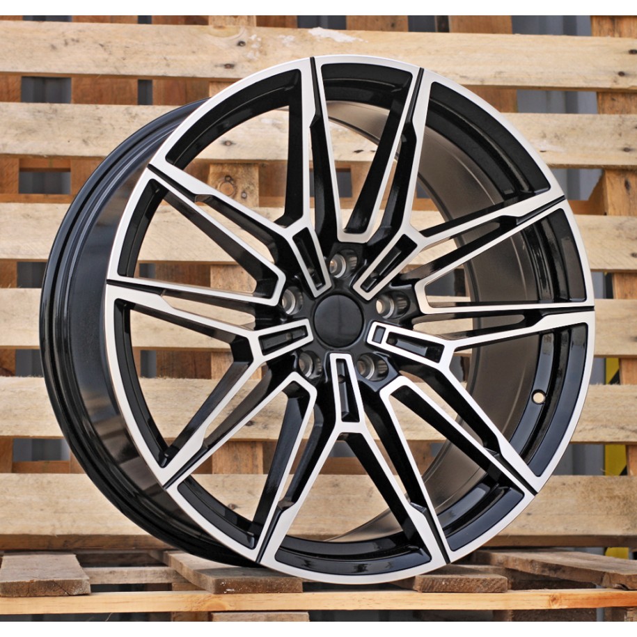 R17x7.5  5X112  ET  40  66.6  I0294  (FBX164)  Black Polished (MB)  For BMW  (Z5)  (HYBRID FORGED)