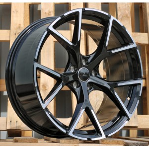 R17x7.5  5X112  ET  42  66.5  3S5997  Black Polished (MB)  For AUD  (P)  (HYBRID FORGED)