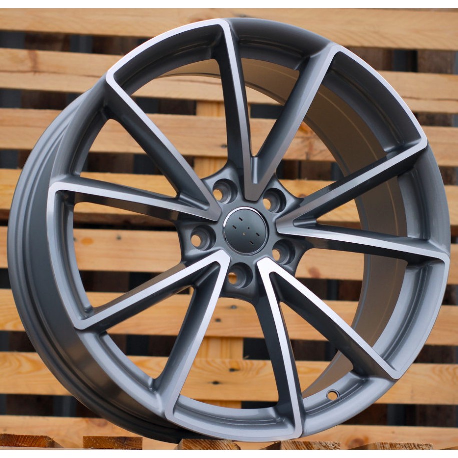R17x7.5  5X112  ET  42  66.5  BK703  Grey Polished Half Matt (MGHM)  For AUD  (L1)  ((AKC 75 Eur))