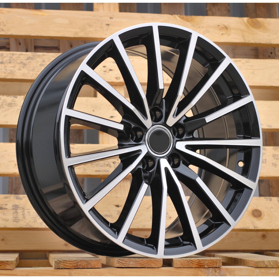 R17x7.5  5X112  ET  42  66.5  B5246  Black Polished (MB)  For AUD  (R+P)