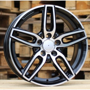 R17x7.5  5X112  ET  45  66.6  B5434  Black Polished (MB)  For MER  (K4)