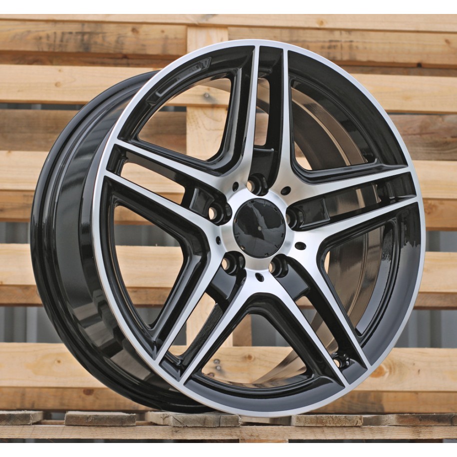 R17x7.5  5X112  ET  45  66.6  SSA02  Black Polished (MB)  For MER  (Z1)