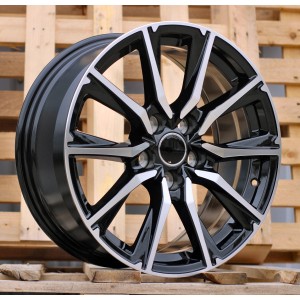 R17x7.5  5X114.3  ET  40  60.1  H3347F  Black Polished (MB)  For TOYOT  (Z3+K7)  (HYBRID FORGED)