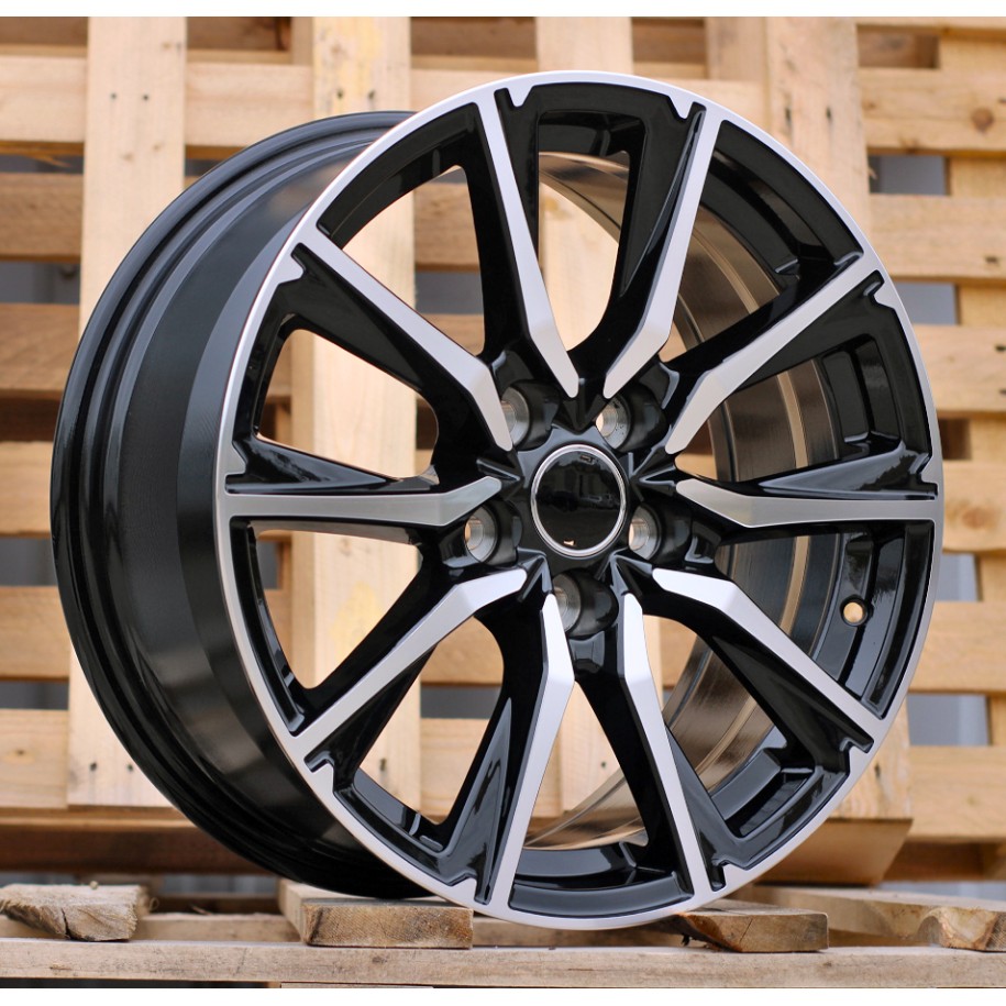 R17x7.5  5X114.3  ET  40  60.1  H3347F  Black Polished (MB)  For TOYOT  (Z3+K7)  (HYBRID FORGED)