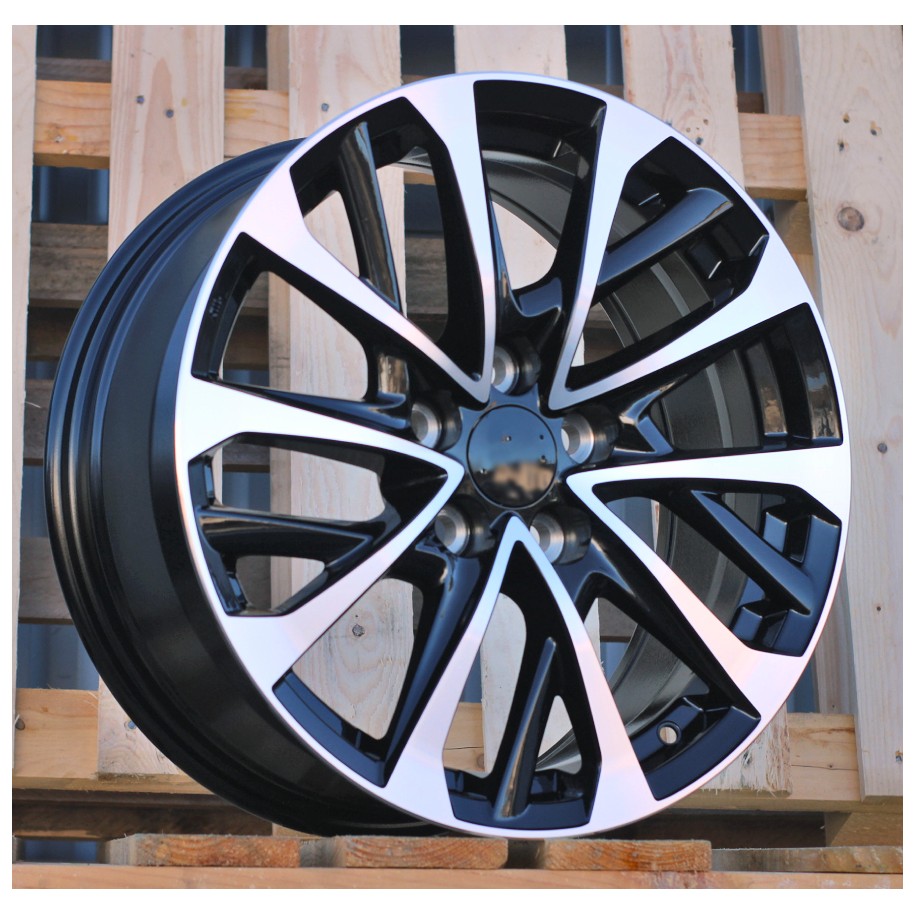 R17x7.5  5X114.3  ET  40  60.1  H3320F  Black Polished (MB)  For LEX  (M)  (HYBRID FORGED)