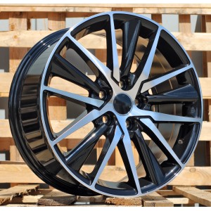 R17x7.5  5X114.3  ET  45  60.1  B1638  (H893F)  Black Polished (MB)  For TOYOT  (Z3)  (HYBRID FORGED)
