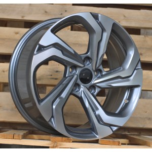 R17x7.5  5X114.3  ET  45  64.1  I7109  Grey Polished (MG)  For HOND  (P2)