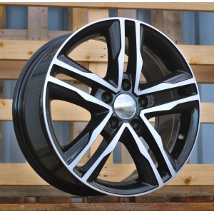 R17x7.5  5X118  ET  45  71.1  BK424  Black Polished (MB)  For OPEL  (D2+D1)  (4x4 (max 1250kg))
