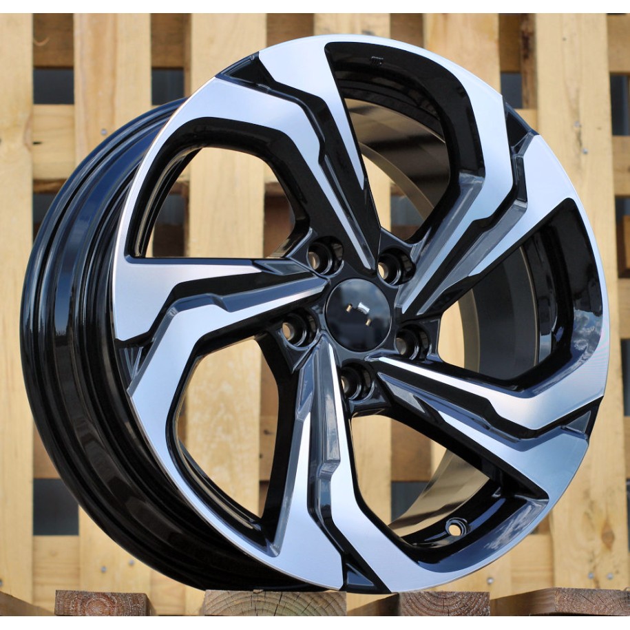 R17x7.5  5X114.3  ET  45  73.1  D2019  Black Polished (MB)  For RACIN  (Z2+Z6)