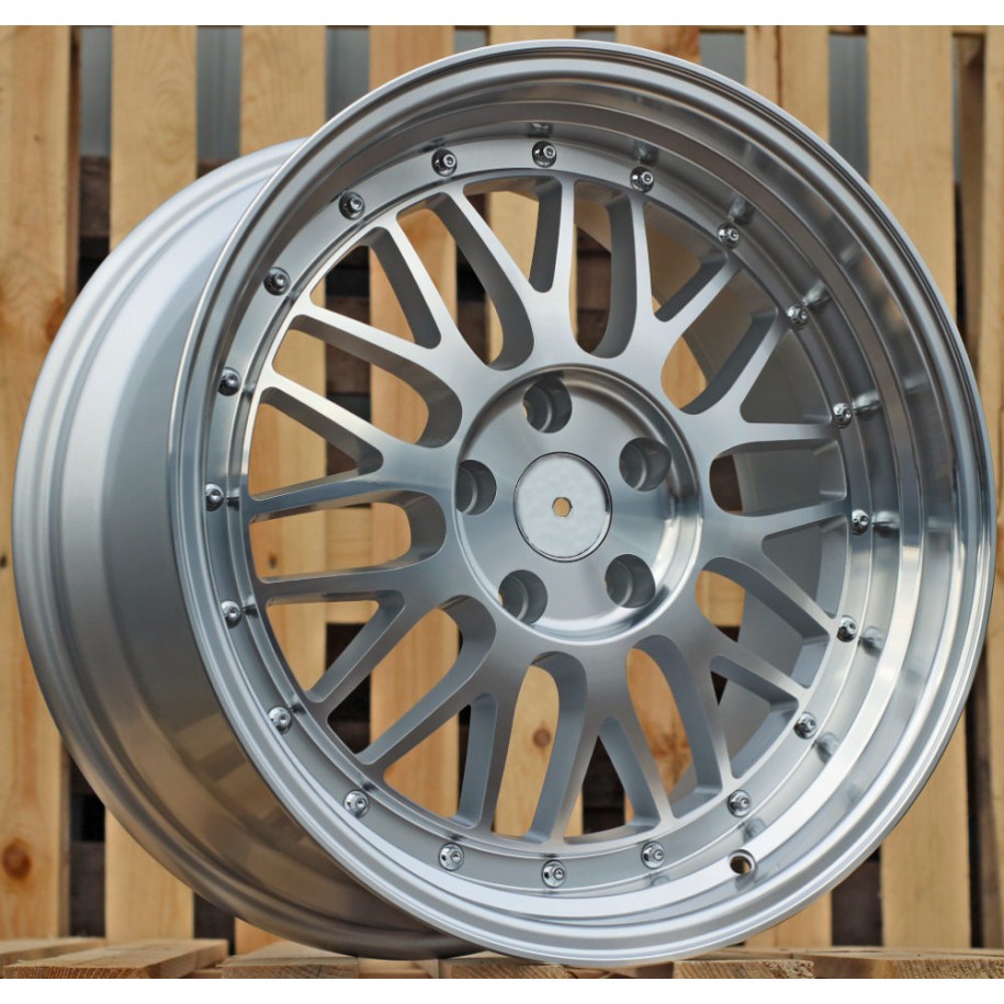 R17x7.5  5X120  ET  34  72.6  A1025  Machined Silver (MS)  For RACIN  (P)  (BBS Style)