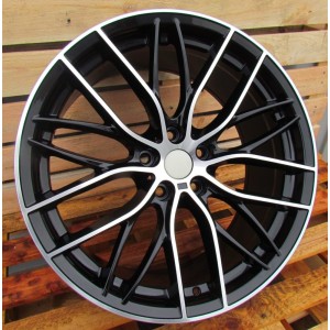 R17x7.5  5X120  ET  34  72.6  BK796  (YH07)  Black Polished (MB)  For BMW  (K7+A)