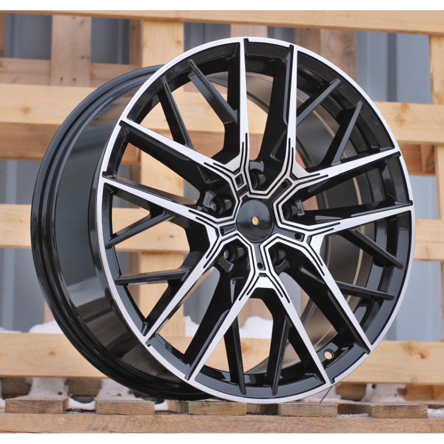 R17x7.5  5X120  ET  40  72.6  H5080  (A5593)  Black Polished (MB)  For BMW  (P)