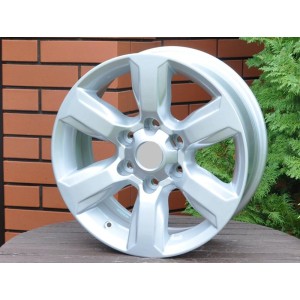 R17x7.5  6X139.7  ET  25  106.1  A691  Silver (SI)  For TOYOT  (R)  (4x4)